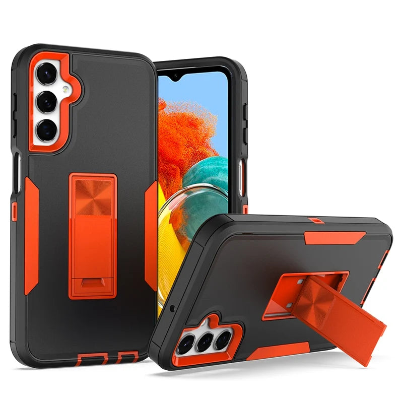 📱 Funda Galaxy A24 4G | Bumper magnético mate con soporte integrado
