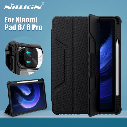 📱 Funda Xiaomi Pad 6 Pro 11" | Funda Magnética con Porta Lápiz y Protección de Cámara | Nillkin