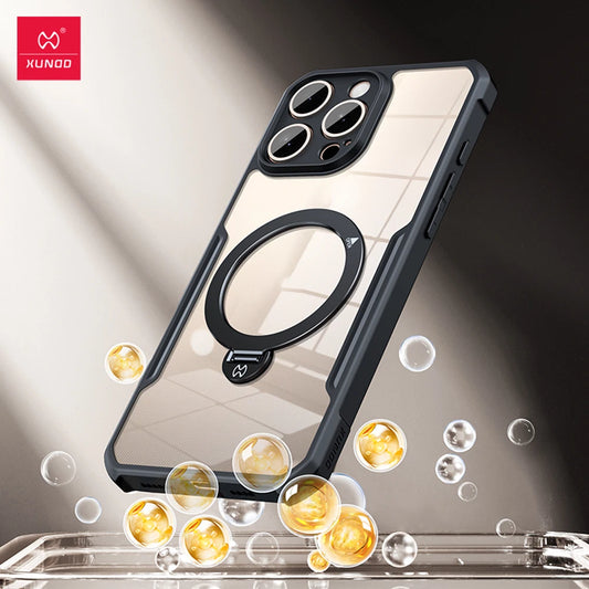 📱 Funda Magnética con Soporte 360° para iPhone 16 Pro Max / 16 Pro / 16+ / 15 Pro Max