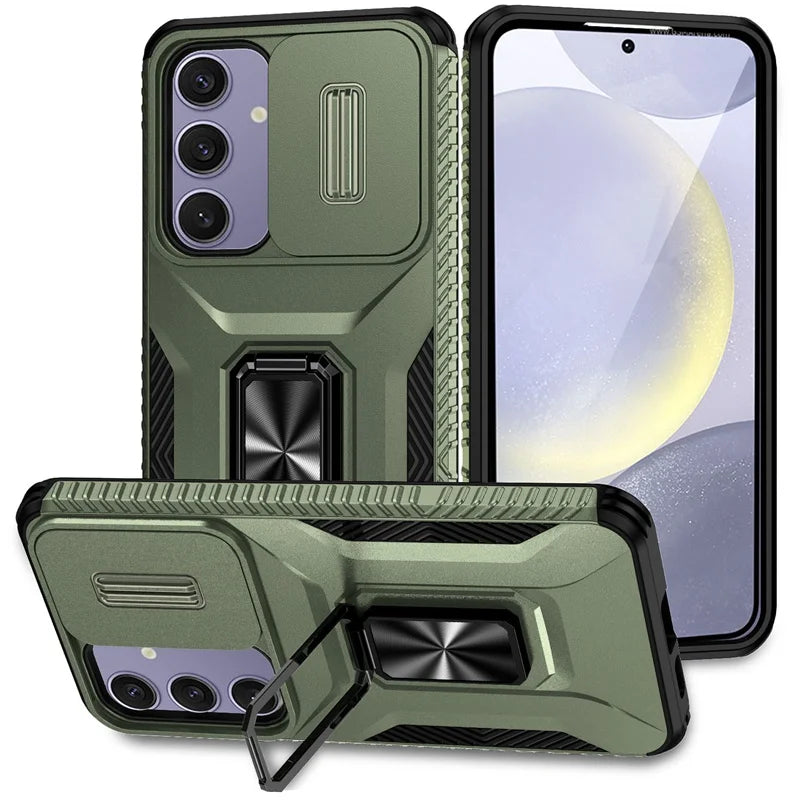 📱 Funda Galaxy S24 Ultra/S24 Plus/S24 FE | Protege cámara, diseño híbrido anticaídas