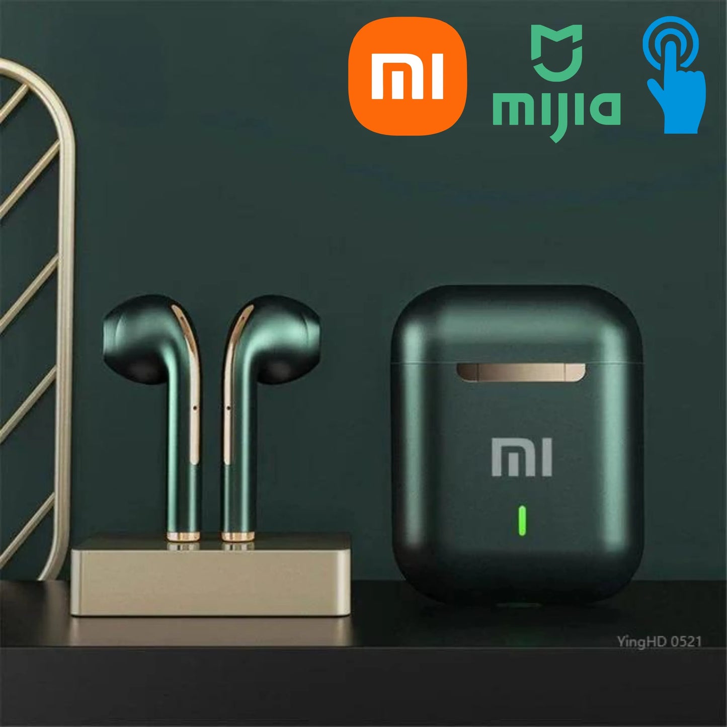 🎧 Xiaomi J18 Auriculares intrauditivos Bluetooth, HiFi estéreo, con micrófono, táctiles e impermeables