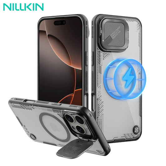 📱 Funda iPhone 16 / 16 Pro | Iceblade Prop Magsafe Ecológica con Soporte de Lente | Nillkin