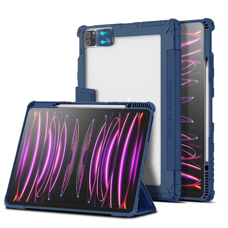📱 Funda iPad Pro 12.9 2022/2021 Magnética para iPad Pro 11 2022/2021 con Protección de Cámara y Porta Lápiz Nillkin