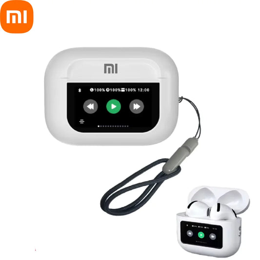 🎧 Xiaomi A10Pro Auriculares Bluetooth 5.4 con pantalla táctil, cancelación híbrida de ruido, micrófono claro para comunicación