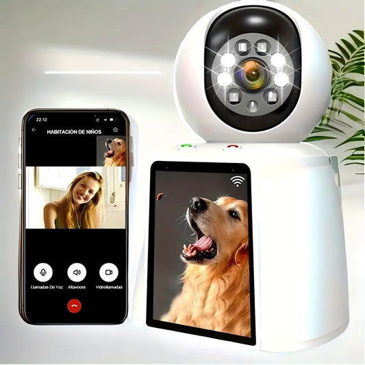 2K Video Calling Camera with 2.8 Inch HD Screen, 2K Indoor Home Security Camera, Indoor Home Nanny Camera,Baby/Elder/Nanny/Dog/Pet Camera