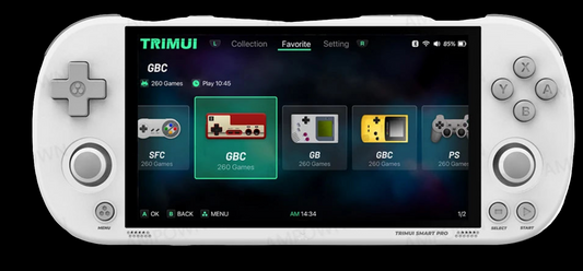 🎮Trimui Smart Pro  Consola Retro Portátil | Pantalla IPS 4.96'' |  Sistema Linux | Joystick + Luces RGB
