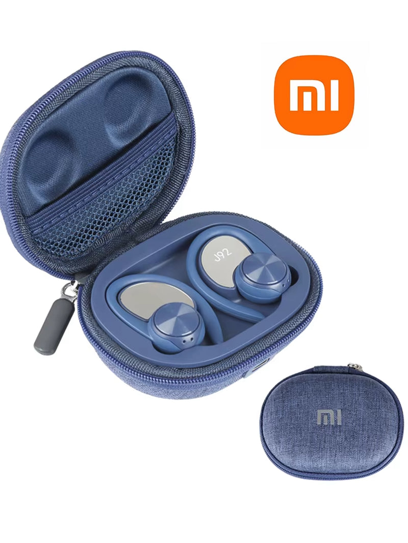 Mi Headphones J92 Earhook Wireless Sports Headphones TWS Headphones with Microphone Carrying Case Touch Control Headphones
