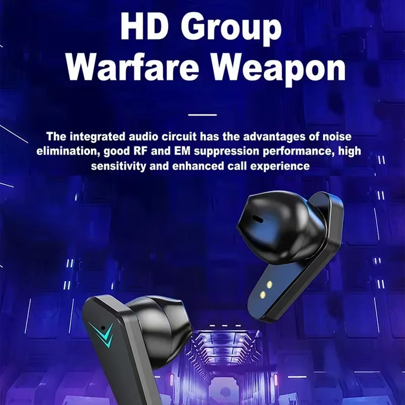 NEW TWS Earphones Bluetooth Wireless Gamer Headphones Gaming Low Latency Earbuds Fone Gamer Headset Gamer with Mic Xiaomi
